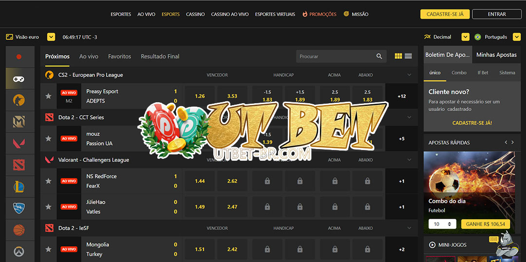 ut bet Bônus